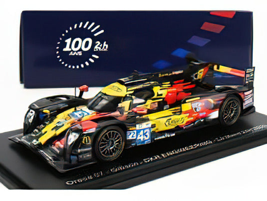 ORECA  07 GIBSON GK428 4.2L V8 TEAM DKR ENGINEERING N 43 24h LE MANS 2023 M.MARTIN  T.VAN ROMPUY  U.DE WILD  YELLOW RED WHITE BLACK/スパーク 1/43ミニカー