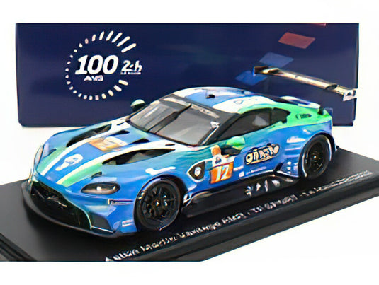 ASTON MARTIN  VANTAGE AMR 4.0L TURBO V8 TEAM TF SPORT N 72 24h LE MANS 2023 V.HASSE CLOT  A.ROBIN  M.ROBIN  BLUE/スパーク 1/43ミニカー