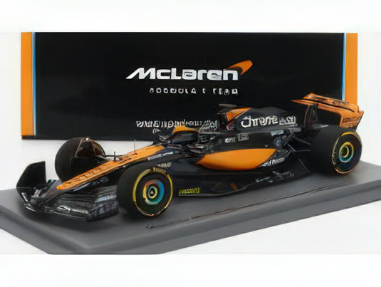 McLAREN - F1  MCL60 TEAM McLAREN N 81 LAS VEGAS GP 2023 OSCAR PIASTRI - ORANGE BLUE BLACK/Spark 1/43ミニカー