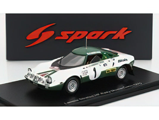 LANCIA  STRATOS HF ALITALIA  N 1 RALLY MONTECARLO 1975 J.C.ANDRUET /Spark 1/43 ミニカー