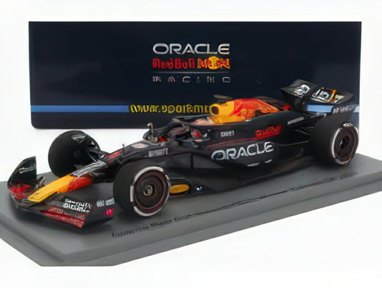 RED BULL - F1  RB20 TEAM ORACLE RED BULL RACING N 1 WORLD CHAMPION WINNER BAHRAIN GP 2024 MAX VERSTAPPEN - BLUE YELLOW RED/Spark 1/43ミニカー