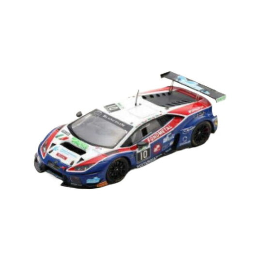 2016 Lamborghini Hurac?n GT3 No.10 M. Beretta/G. Berton/S. Costantini/S. Gattuso Ombra Racing 24H Spaレジンシリーズ white/red/blue/Spark 1/43ミニカー 300台限定