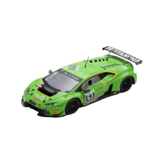 2016 Lamborghini Hurac?n GT3 No.63 D. Alessi/N. Pohler/A. Fjordbach/D. Andersen GRT Grasser Racing Team 24H Spa レジンシリーズ green/black/Spark 1/43ミニカー 300台限定