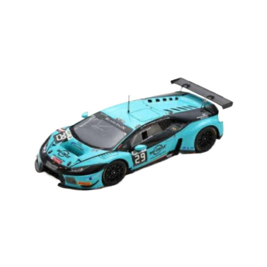 2016 Lamborghini Hurac?n GT3 No.29 C. Zochling/J. Gounon/L. Rettenbacher/R. Breukers Konrad Motorsport 24H Spa レジンシリーズ turquoise/black/Spark 1/43ミニカー 300台限定