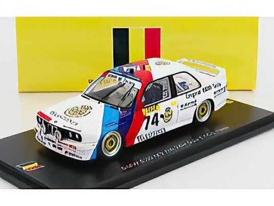 BMW 3 SERIES (E30) M3 TEAM BMW MOTORSPORTS N 74 24h SPA ETCC 1988 ELLEN LOHR FRANK SCHMICKLER MICHAEL BARTELS WHITE RED BLUE/Spark 1/43ミニカー 300台限定