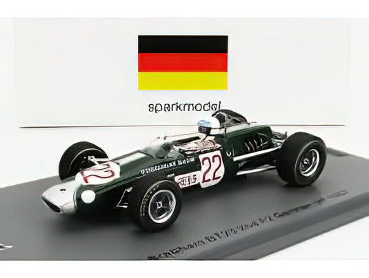 BRABHAM  F2 BT23 N 22 2nd GERMAN GP 1967 ALAN REES  GREEN WHITE/スパーク 1/43ミニカー