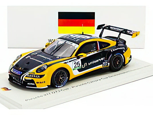 PORSCHE 911 992 GT3 CUP N 25 PORSCHE CARRERA CUP DEUTSCHLAND CHAMPION 2023 LARRY TEN VOORDE BLACK ORANGE/Spark 1/43ミニカー 300台限定