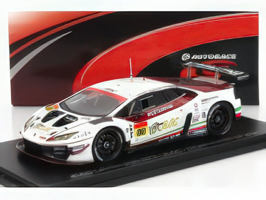 LAMBORGHINI - LAMBORGHINI GT3 TEAM JLOC N 88 WINNER GT300 SUPER GT 2021 TAKASHI KOGURE - YUYA MOTOJIMA - WHITE RED/Spark 1/43ミニカー 300台限定
