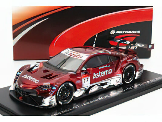 HONDA  NSXGT TEAM ASTEMO REAL RACING N 17 GT500 CLASS SUPER GT 2022 K.TSUKAKOSHI  N.MATSUSHITA  RED MET/スパーク 1/43ミニカー
