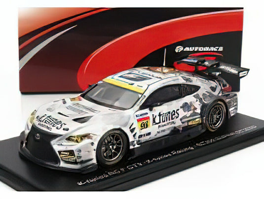 LEXUS  RC F GT3 TEAM KTUNES RACING N 96 GT300 CLASS SUPER GT 2023 M.NITTA  S.TAKAGI  WHITE SILVER/スパーク 1/43ミニカー