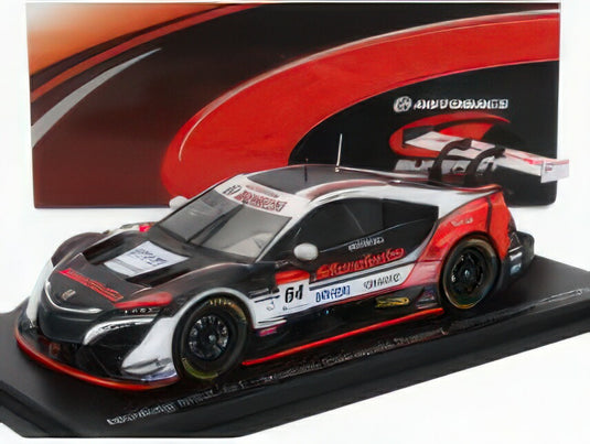 HONDA - NSX-GT TEAM MODULO NAKAJIMA RACING N 64 GT500 CLASS SUPER GT 2021 TAKUYA IZAWA - HIROKI OTSU - BLACK WHITE RED/Spark 1/43ミニカー