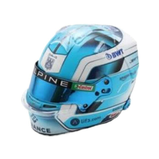 Helmet Pierre Gasly 2024, blue/white/Spark 1/5ヘルメット ミニチュア