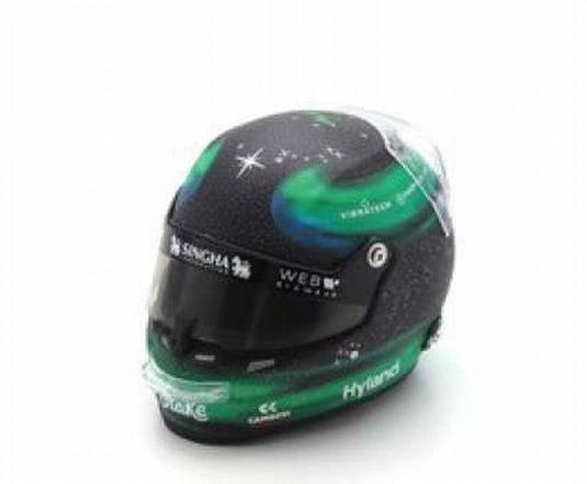 Helmet Valtteri Bottas 2024, green/Spark 1/5ヘルメット ミニチュア