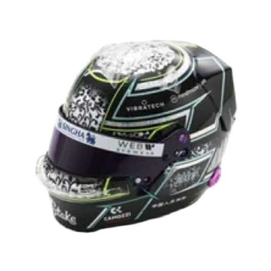Helmet Zhou Guanyu 2024, black/Spark 1/5ヘルメット ミニチュア