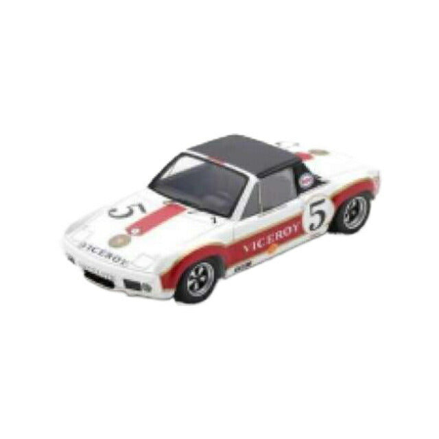 1972 Porsche 914/6 GT #5 G. Rojas/H. A. Rabaque 1000km de Mexico, white/red/black/Spark 1/43ミニカー 500台限定