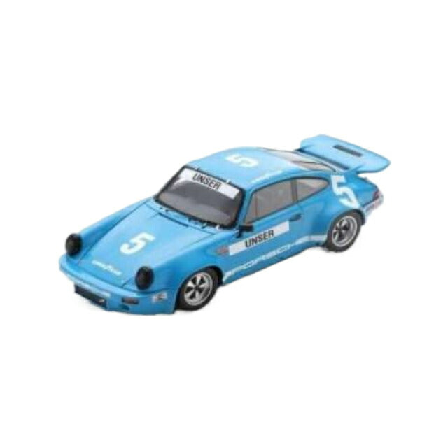 1974 Porsche RS 3.0 #5 Bobby Unser 3rd IROC Daytona レジンシリーズ blue/Spark 1/43ミニカー 500台限定