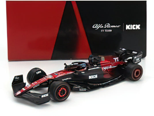 ALFA ROMEOアルファロメオF1 C43 TEAM STAKE N 77 SEASON 2023 VALTTERI BOTTAS - BLACK RED /Spark 1/64 ミニカー