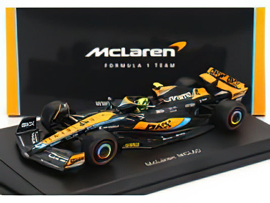 McLAREN - F1 MCL60 TEAM McLAREN N 4 SEASON 2023 LANDO NORRIS - ORANGE BLACK BLUE/Spark 1/64ミニカー