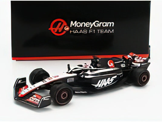 HAAS - F1 FW23 TEAM MONEYGRAM HAAS N 20 SEASON 2023 KEVIN MAGNUSSEN - WHITE BLACK RED/Spark 1/64ミニカー