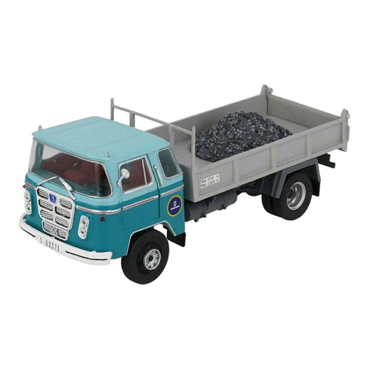 【予約】 Nazarナザール Super 7 TM トラック 2軸 1964 グリーン/グレー / EDICOLA 1/43 ミニカー トラック模型