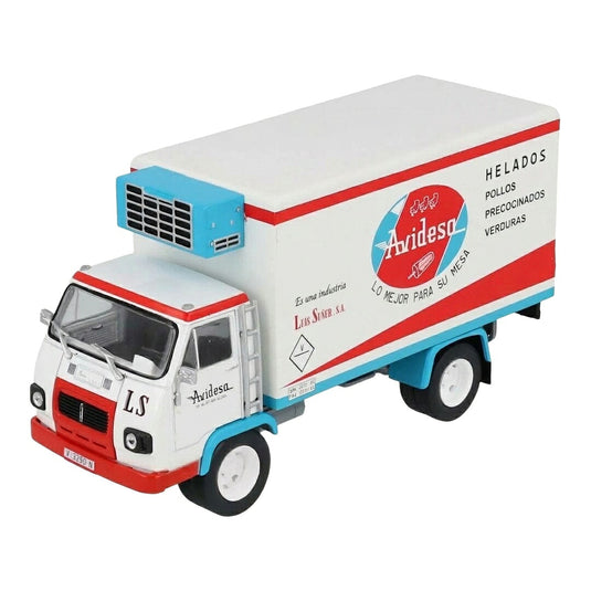 【予約】 AVIAアヴィア 7000 トラック AVIDESA 1975 ホワイト レッド ブルー / EDICOLA 1/43 ミニカー トラック模型