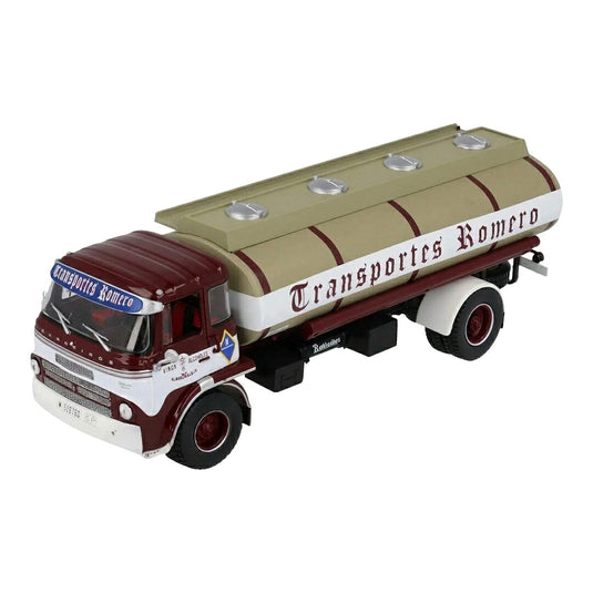 【予約】 Barreirosバレイロス Super Azor タンカートラック Transportes Romero 1967 レッド ホワイト ゴールド SALVA / EDICOLA 1/43 ミニカー トラック模型