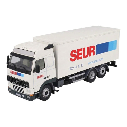 【予約】 Volvoボルボ FH12 トラック SEUR 2001 ホワイト SALVAT-CAMIONES-Y-AUTOBUSES / EDICOLA 1/43 ミニカー トラック模型