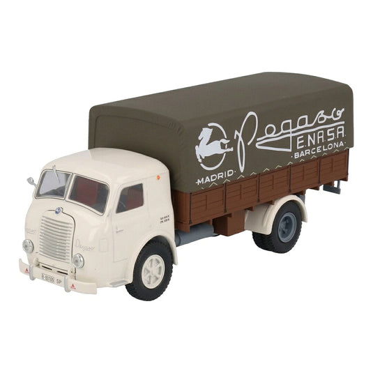 【予約】 Pegasoペガソ 125 トラック Mofletes E.N.A.S.A. 1959 ホワイト/グレー / EDICOLA 1/43 ミニカー トラック模型