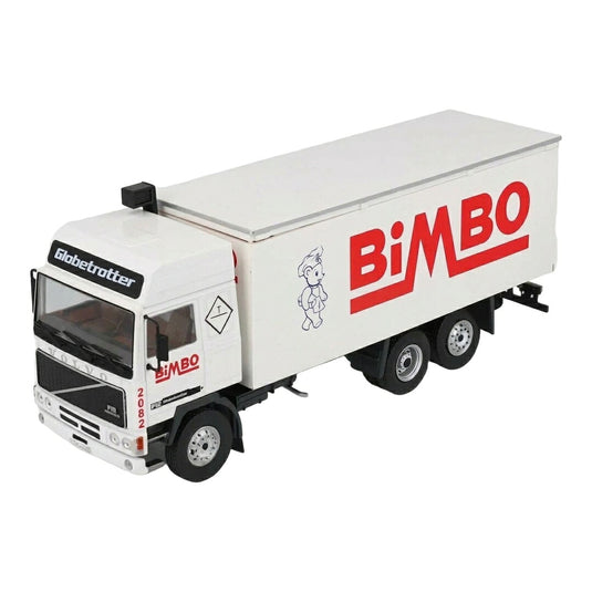 【予約】 Volvoボルボ F12 トラック BIMBO 1986 ホワイト SALVAT CAMIONES Y AUTOBUSES / EDICOLA 1/43 ミニカー トラック模型