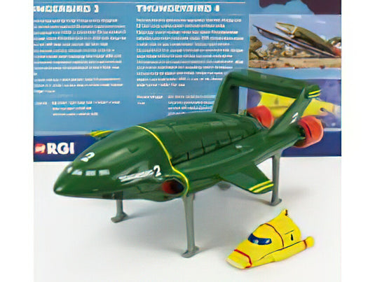 G.ANDERSON THUNDERBIRDS THUNDERBIRD 2 THUNDERBIRD 4 GREEN YELLOW/CORGI 1/36ミニカー
