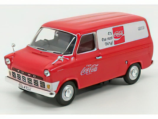 FORD ENGLAND TRANSIT MKI VAN COCA-COLA 1970 RED WHITE/CORGI 1/43ミニカー