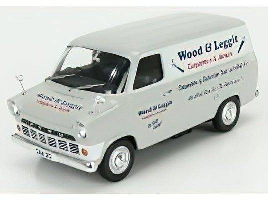 FORD ENGLAND TRANSIT MKI VAN WOOD & LEGGIT 1970 GREY/CORGI 1/43ミニカー