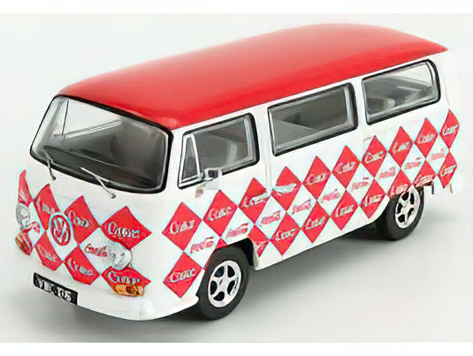 VOLKSWAGEN T1 CAMPER VAN COCA-COLA COKE 1961 WHITE RED/CORGI 1/43ミニカー