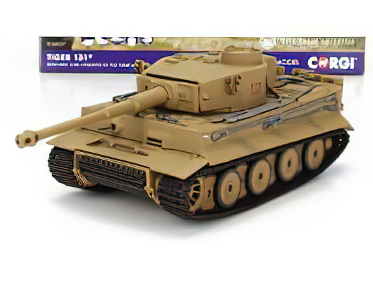 TANK TIGER 131 1943 RESTORED AND OPERATED BY THE TANK MUSEUM IN BOVINGTON MILITARY SAND/CORGI 1/50ミニカー