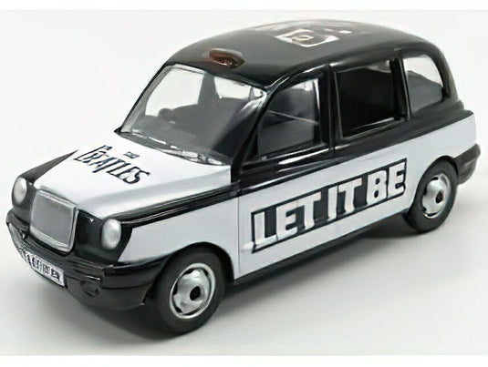 AUSTIN LONDON TAXI LTI TX4 2007 THE BEATLES LET IT BE WHITE BLACK/CORGI 1/36ミニカー