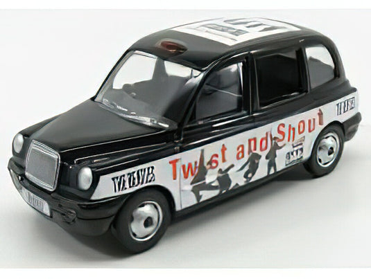 AUSTIN LONDON TAXI LTI TX4 2007 THE BEATLES TWIST AND SHOUT BLACK WHITE/CORGI 1/36ミニカー