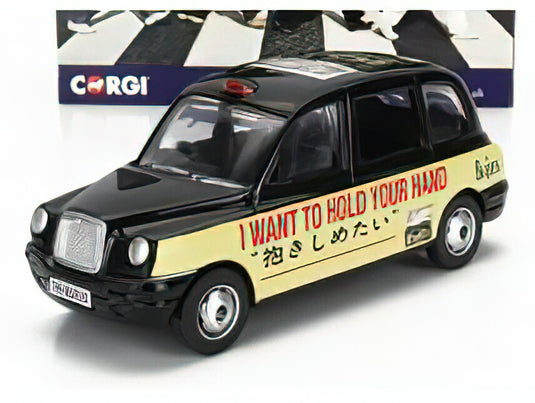 AUSTIN LONDON TAXI LTI TX4 2007 THE BEATLES I WANT TO HOLD YOUR HAND YELLOW BLACK/CORGI 1/36ミニカー