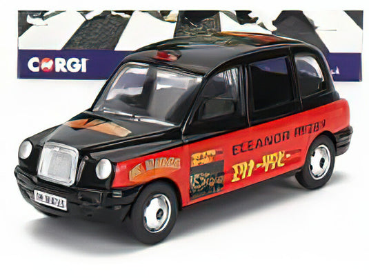 AUSTIN LONDON TAXI LTI TX4 2007 THE BEATLES ELEANOR RIGBY YELLOW SUBMARINE RED BLACK/CORGI 1/36ミニカー
