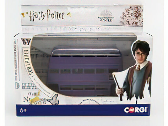 ROUTEMASTER KNIGHT TRIPLE DECKER AUTOBUS HARRY POTTER MOVIE PURPLE/CORGI 1/76ミニカー