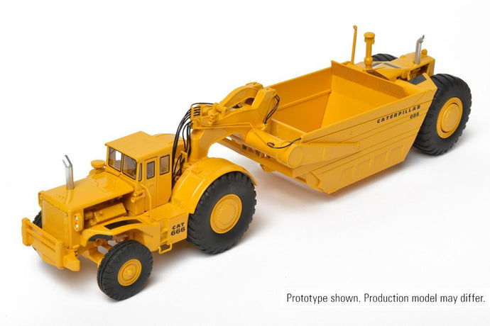 Cat 666 80-Ton Wheel-Tractor Scraper / CCM 1/48 建設機械模型 工事車両