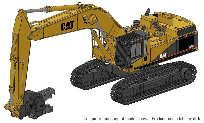 ギャラリービューアに画像をロードする, Cat 375L Demolition Excavator 解体・粉砕機 / CCM 1/48 建設機械模型 工事車両
