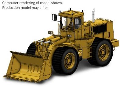 Cat 988B wheel loader - beadless tires ホイールローダ / CCM 1/48 建設機械模型 工事車両