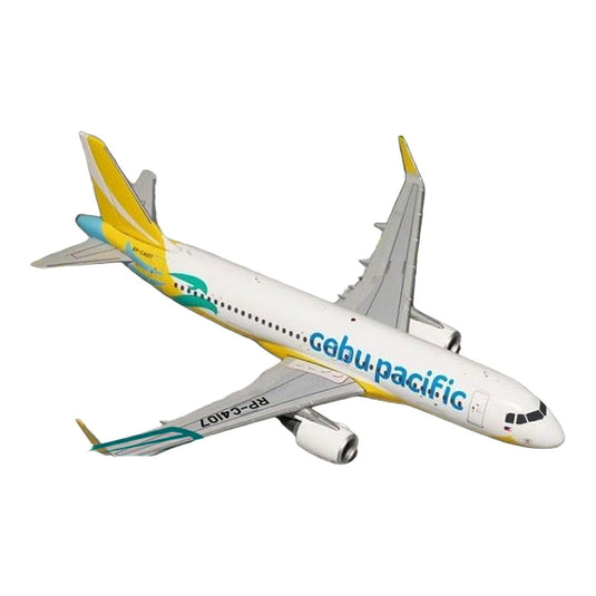 セブパシフィック航空 Cebu Pacific エアバス A320-200 RP-C4107 シャークレット 新塗装 / GeminiJets 1/200 飛行機模型 旅客機