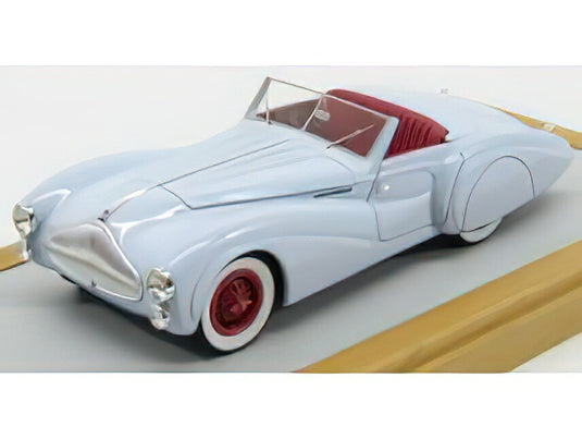 TALBOT - LAGO T150 SPIDER ROADSTER SAOUTCHIK 1939 - VERY LIGHT BLUE/CHROMES 1/43ミニカー