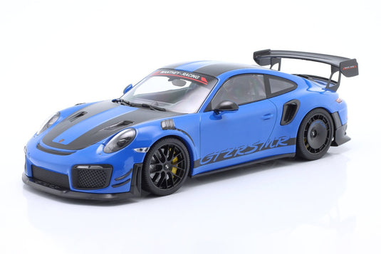 Porscheポルシェ 911 991.2 GT2 RS MR Manthey Racing ブルー ブラック / MINICHAMPS 1/18 ミニカー