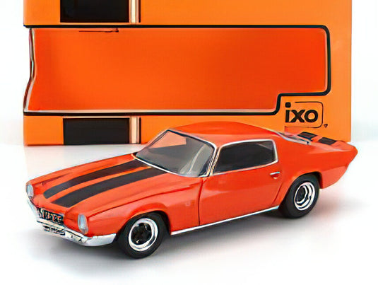 CHEVROLET - CAMARO RS Z/28 1972 - ORANGE BLACK/IXO 1/43ミニカー