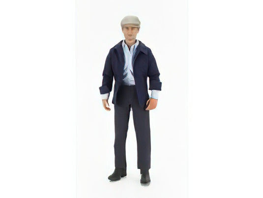 FIGURES - VERSION-A - TERENCE HILL SMALL ACTION FIGURE - TV SERIES - ALTRIMENTI CI ARRABBIAMO - BLUE/CLC 1/12ミニカー