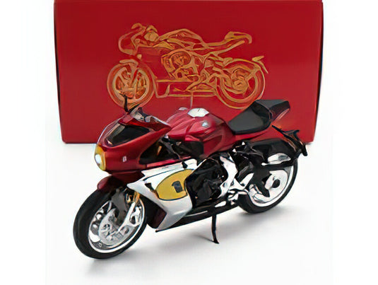MV AGUSTA - 800 SUPERVELOCE N 1 AGO 2022 - MATT RED SILVER BLACK/CM-MODELS 1/18ミニカー