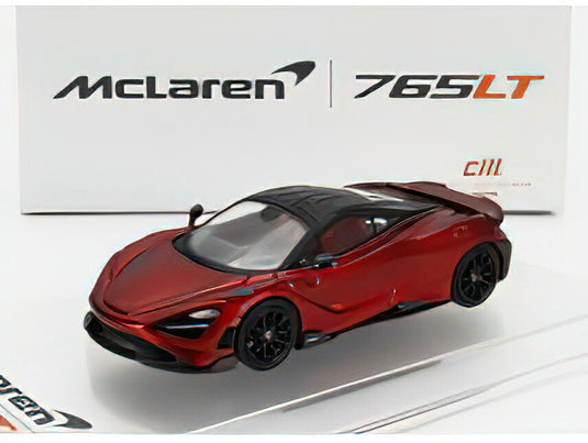 McLAREN - 765LT WITH RACING SET WHEELS 2020 - RED BLACK/CM-MODELS 1/64ミニカー