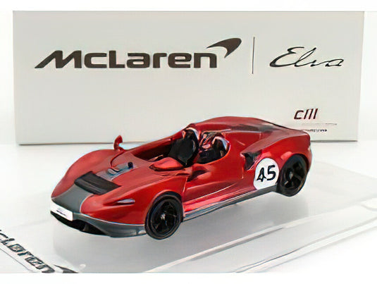 McLAREN - ELVA N 45 RACING 2020 - RED GREY/CM-MODELS 1/64ミニカー